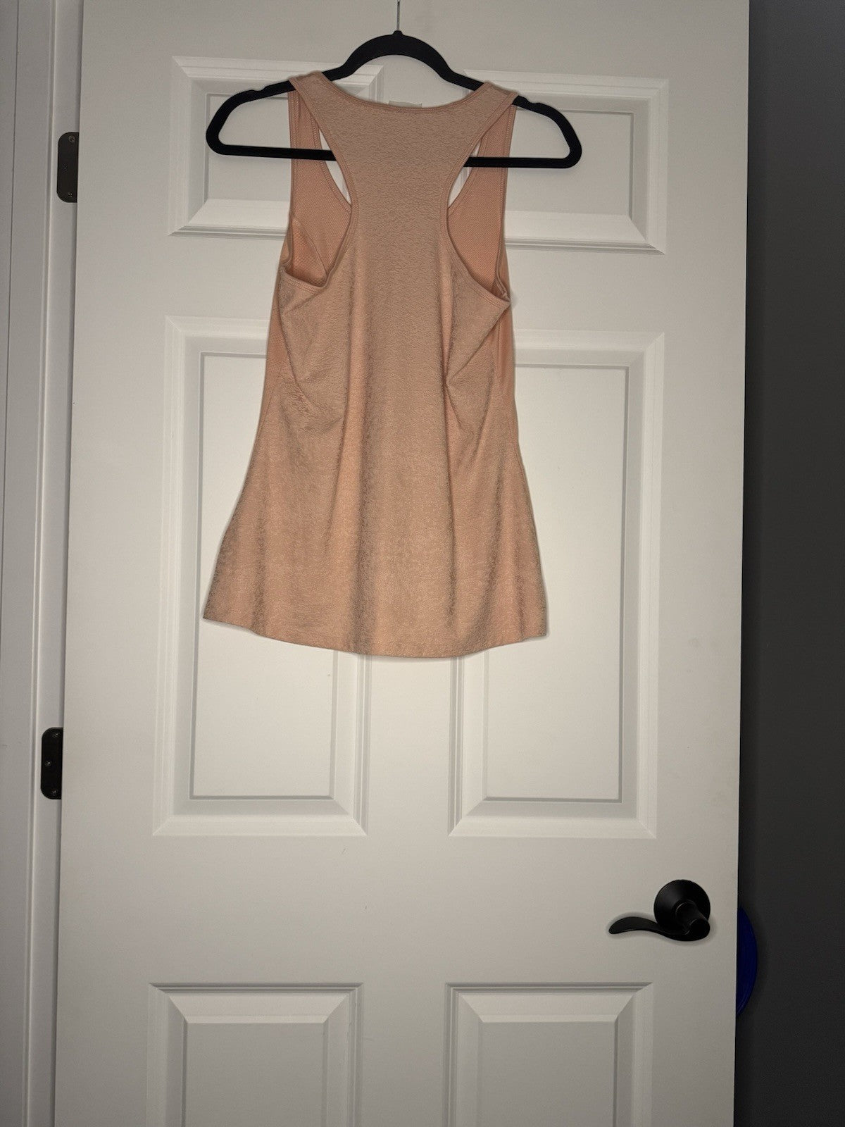 Gymshark Tank Top Peach Open Split Small