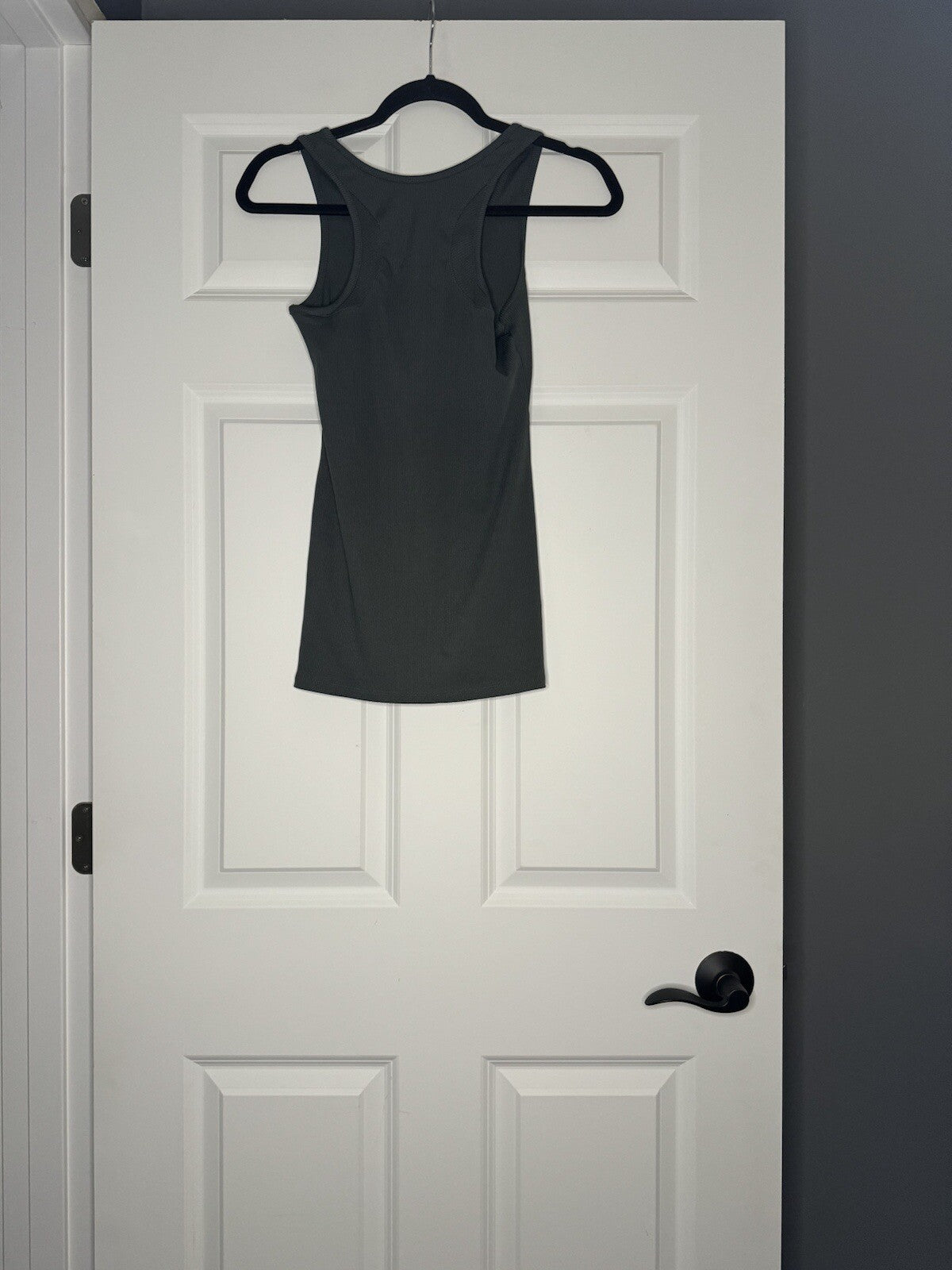 Under Armour Fitted Ribbed Tank Top Medium Dark Gray