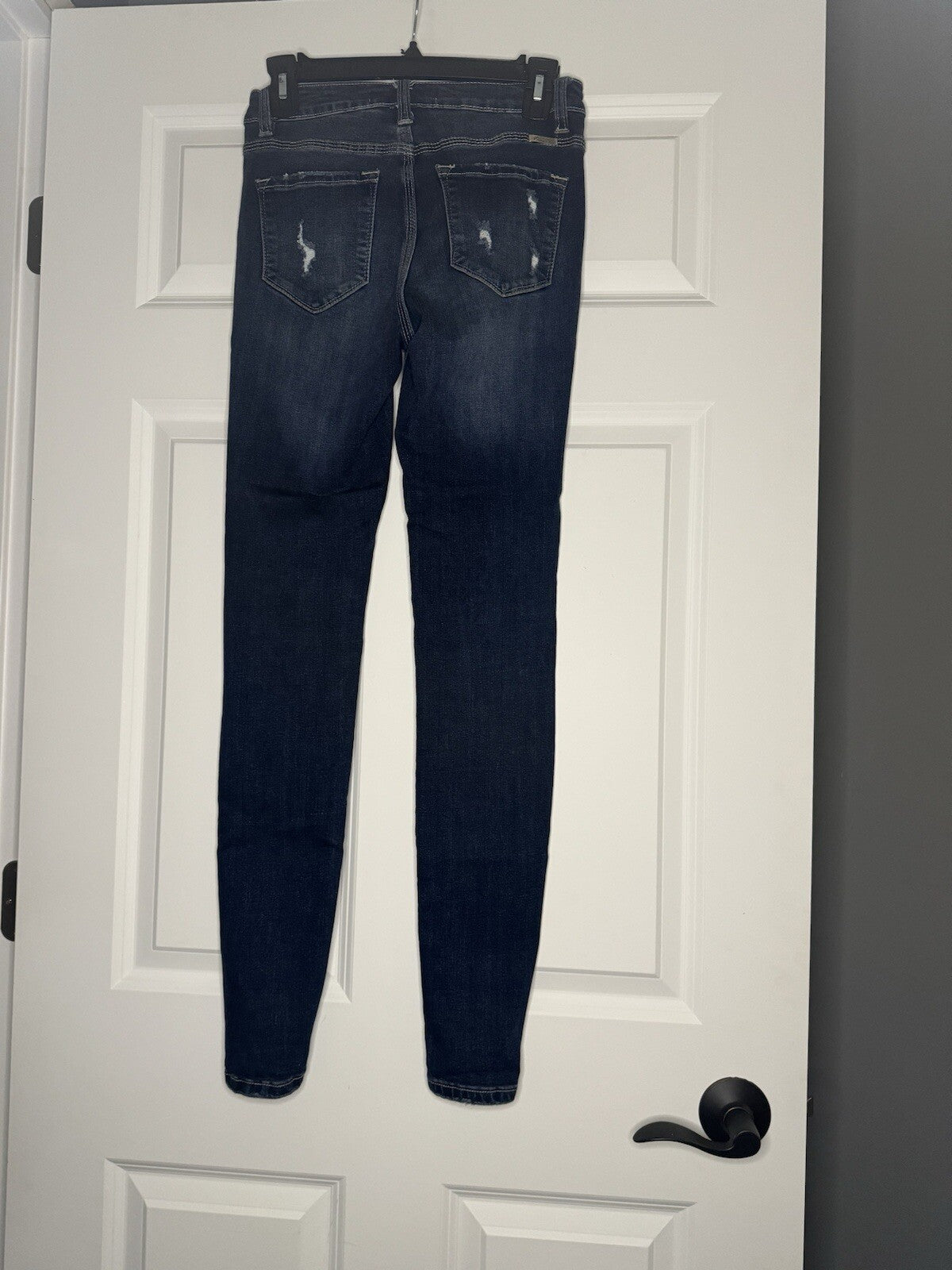 Kancan Skinny Jeans Distressed Size 3/25 Style Kc6192d Dark Wash