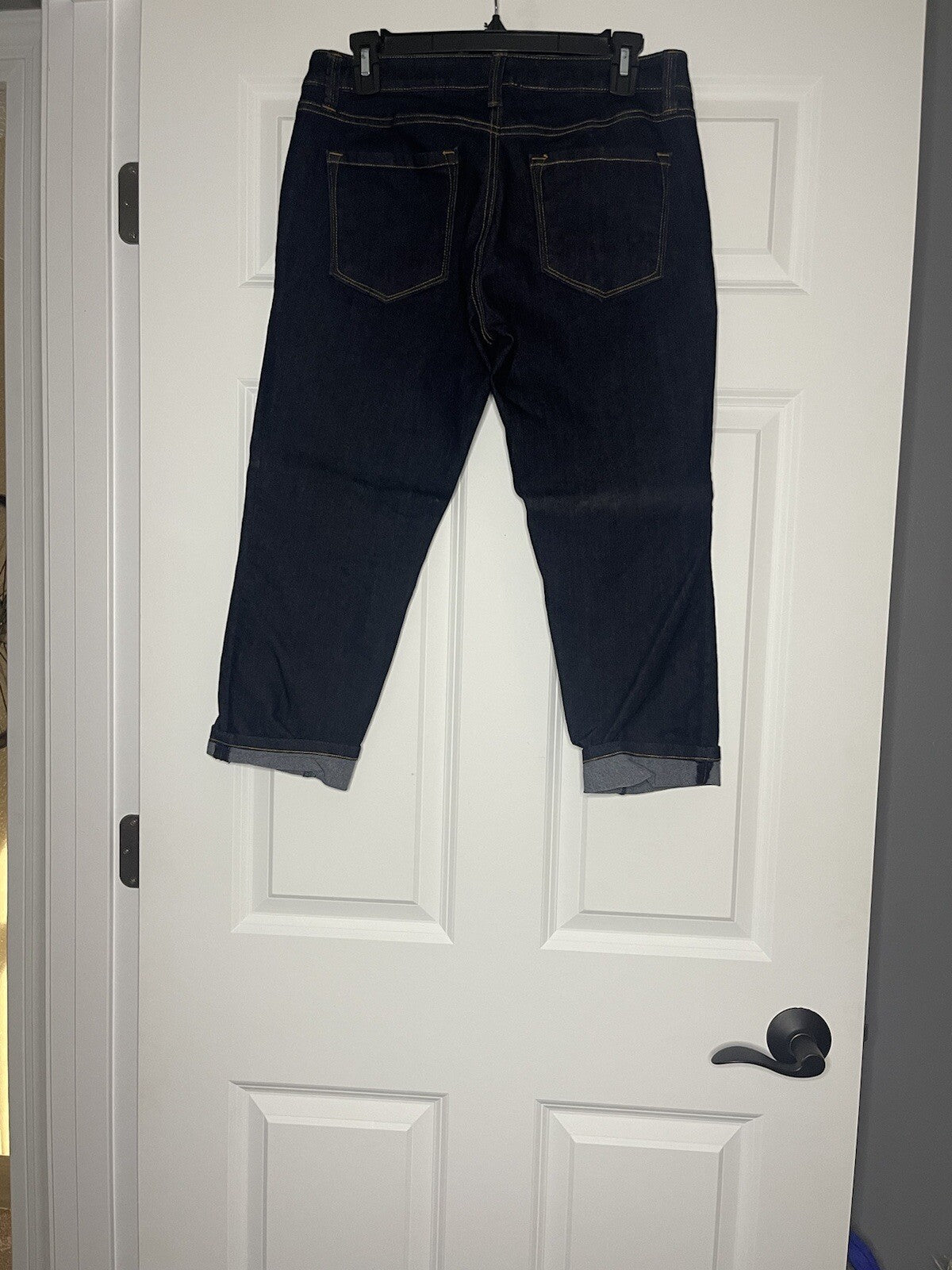 Ann Taylor loft modern crop jeana 28/6 dark wash