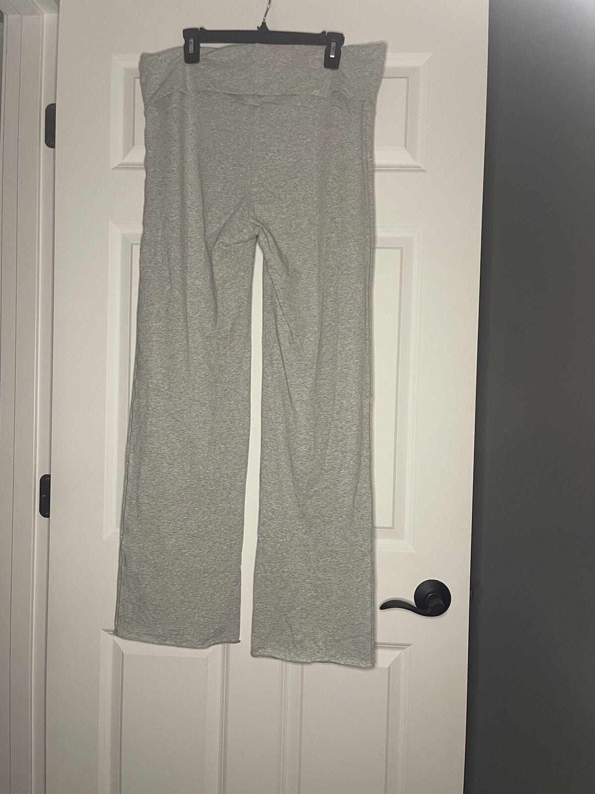 Skims Cotton Jersey Fold over Pants 2xl Light Heathered Gray New With Tags