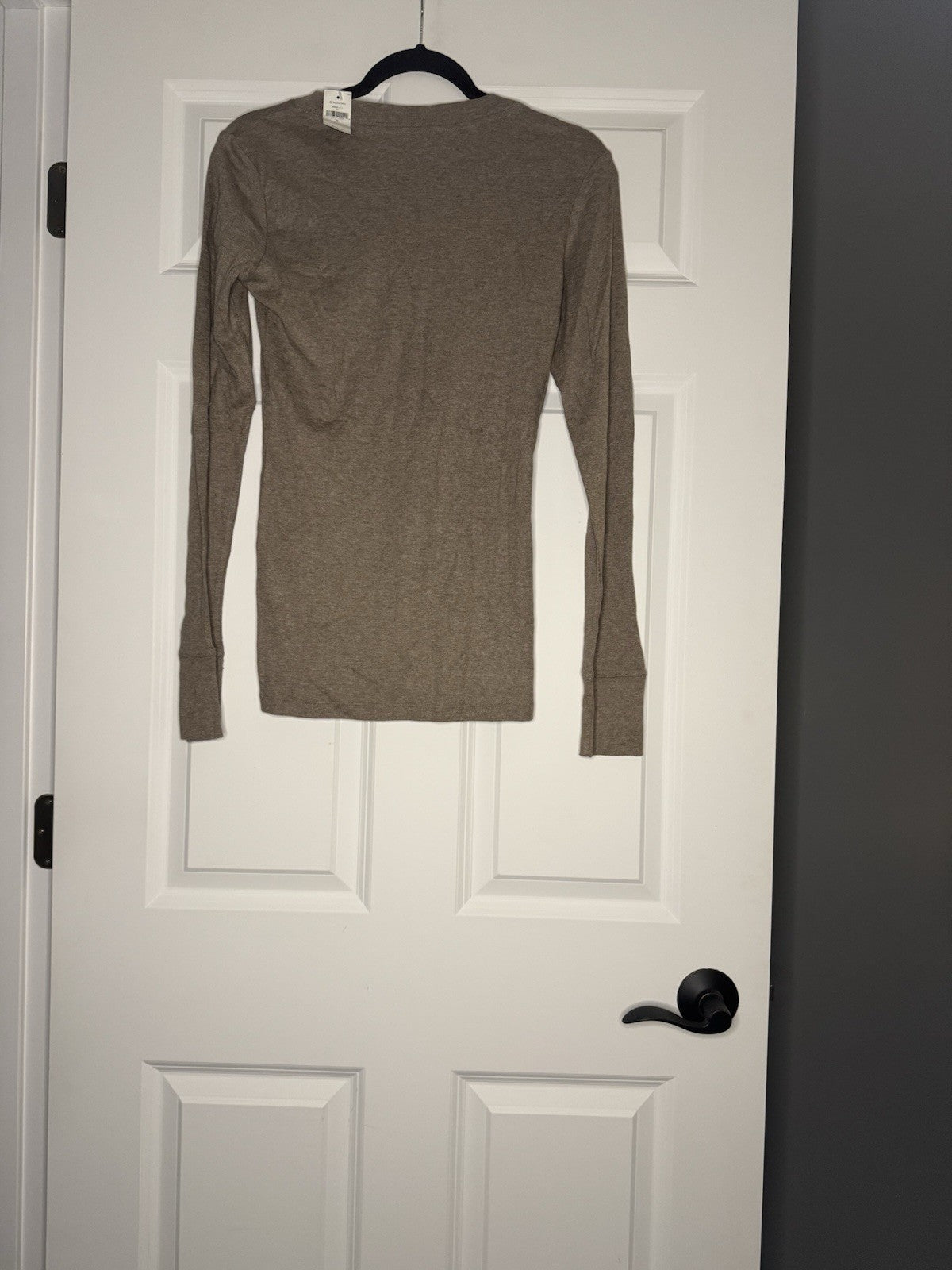 Gap Super soft Long Sleeve Top Medium Brown Heathered New With Tags