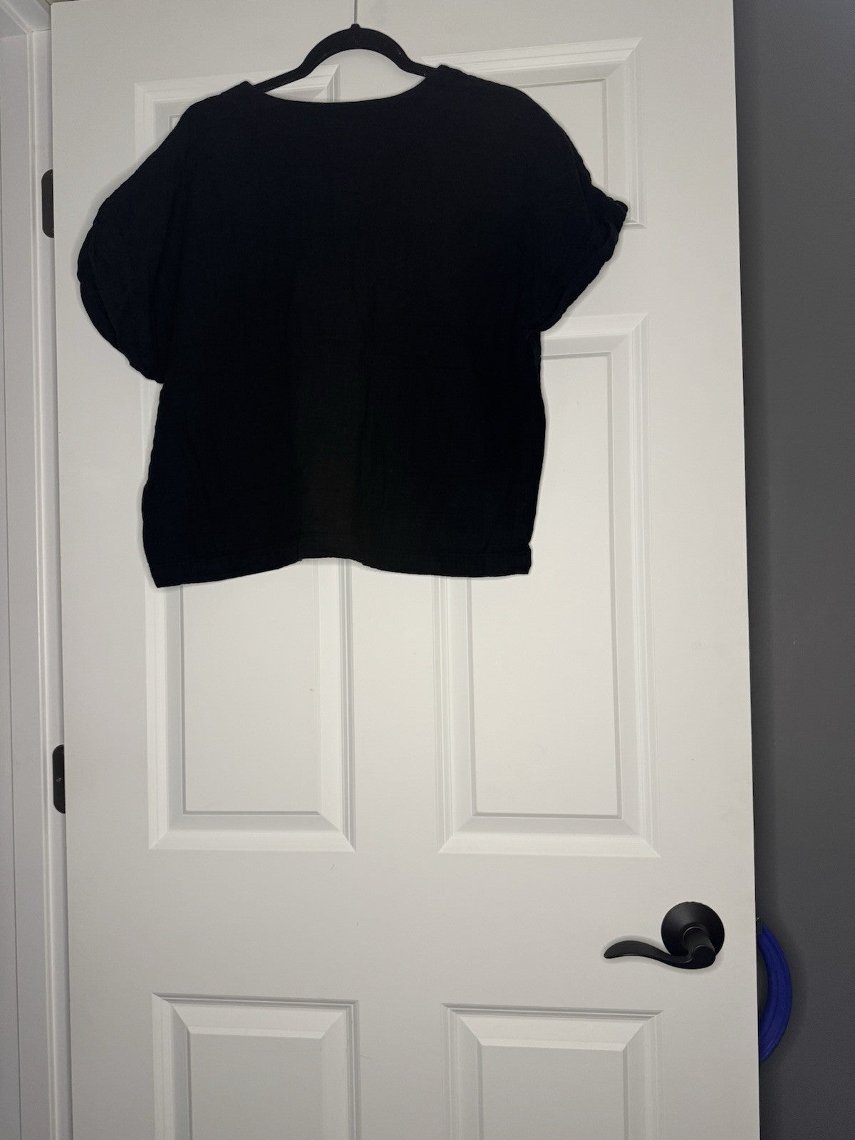 Universal Thread Short Sleeve Blouse Xl Black