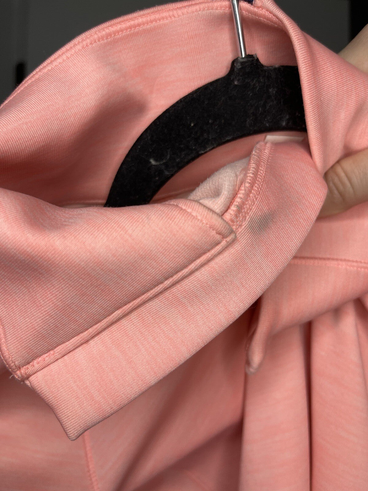 Under armour cold gear half zip small peach small mark as shown inside