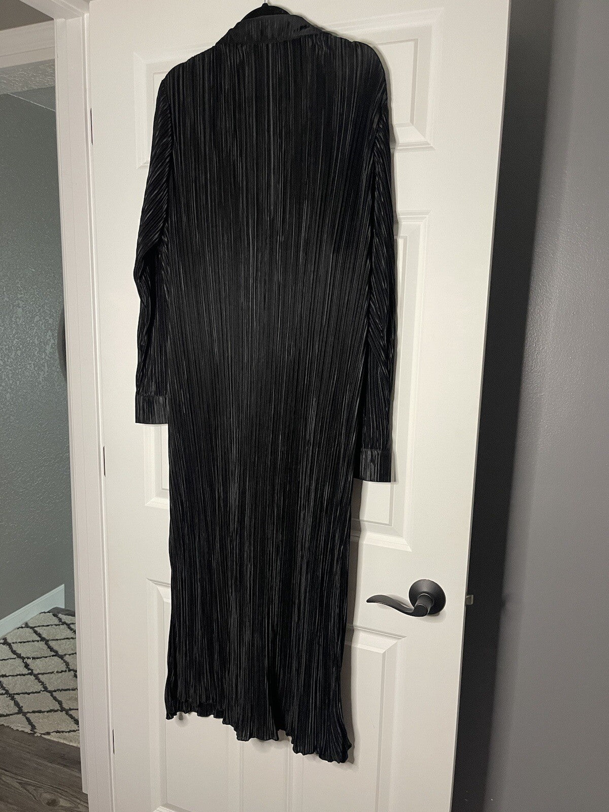 Showpo Button Up Dress Size 14 Black Nwt