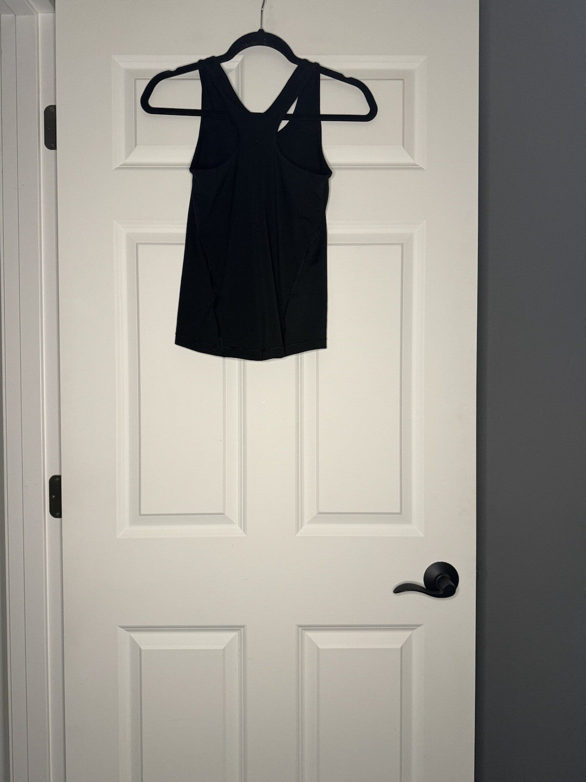 Nike Dri Fit Tank Top Medium Black With White Logo Runs Small