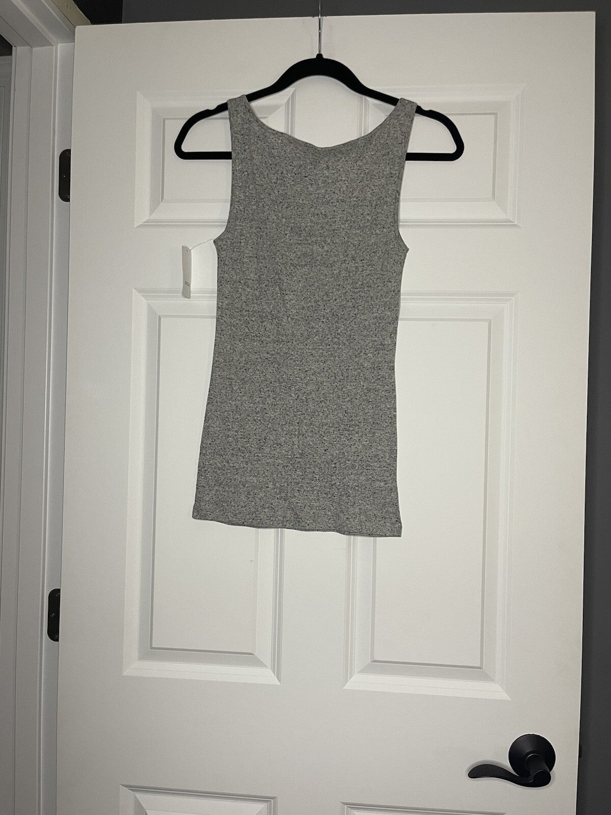 Ann Taylor loft sleeveless tank small heathered gray NWT
