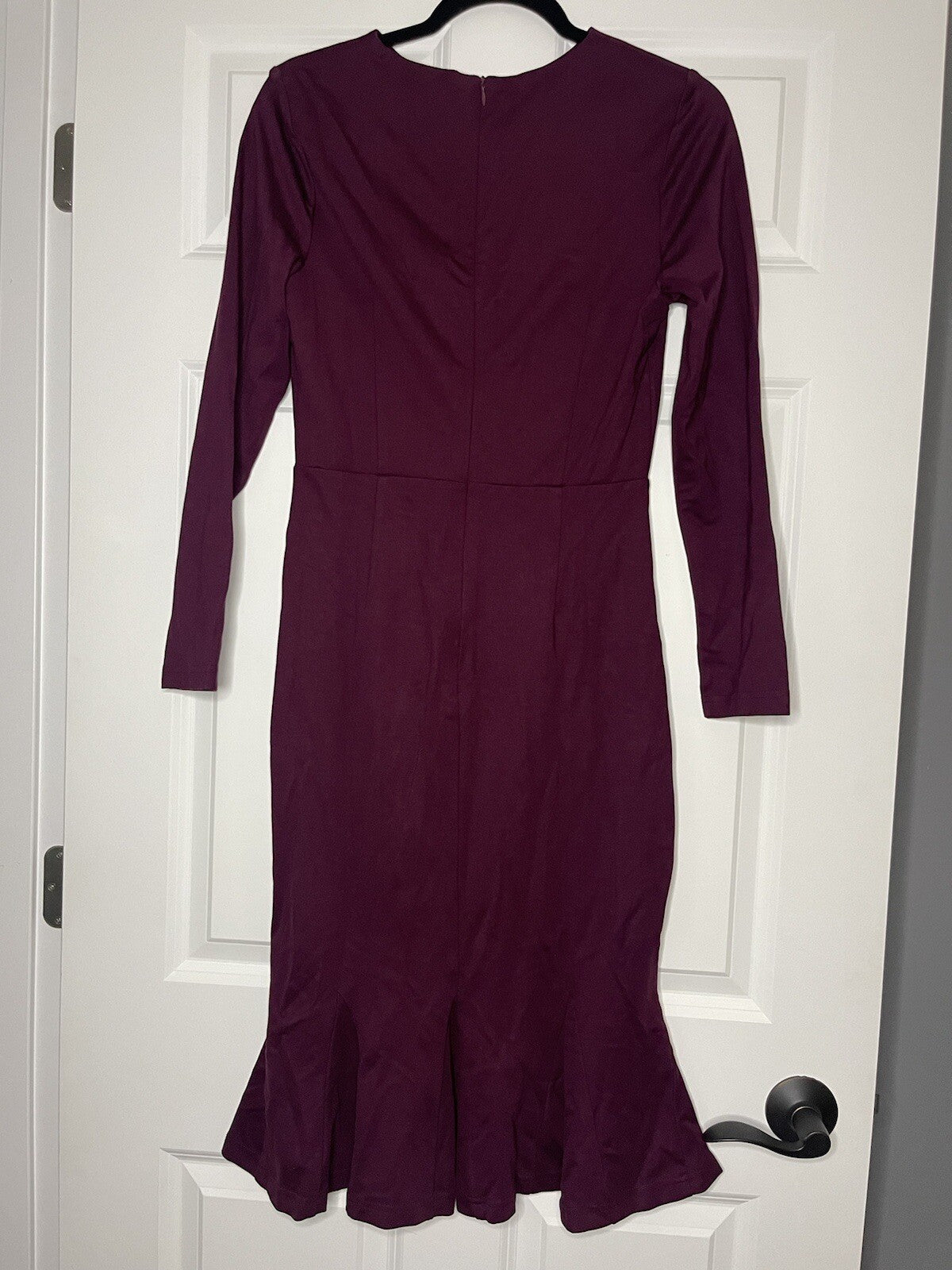 Mary crafts Long Sleeve Dress Plum Size 8 Nwt