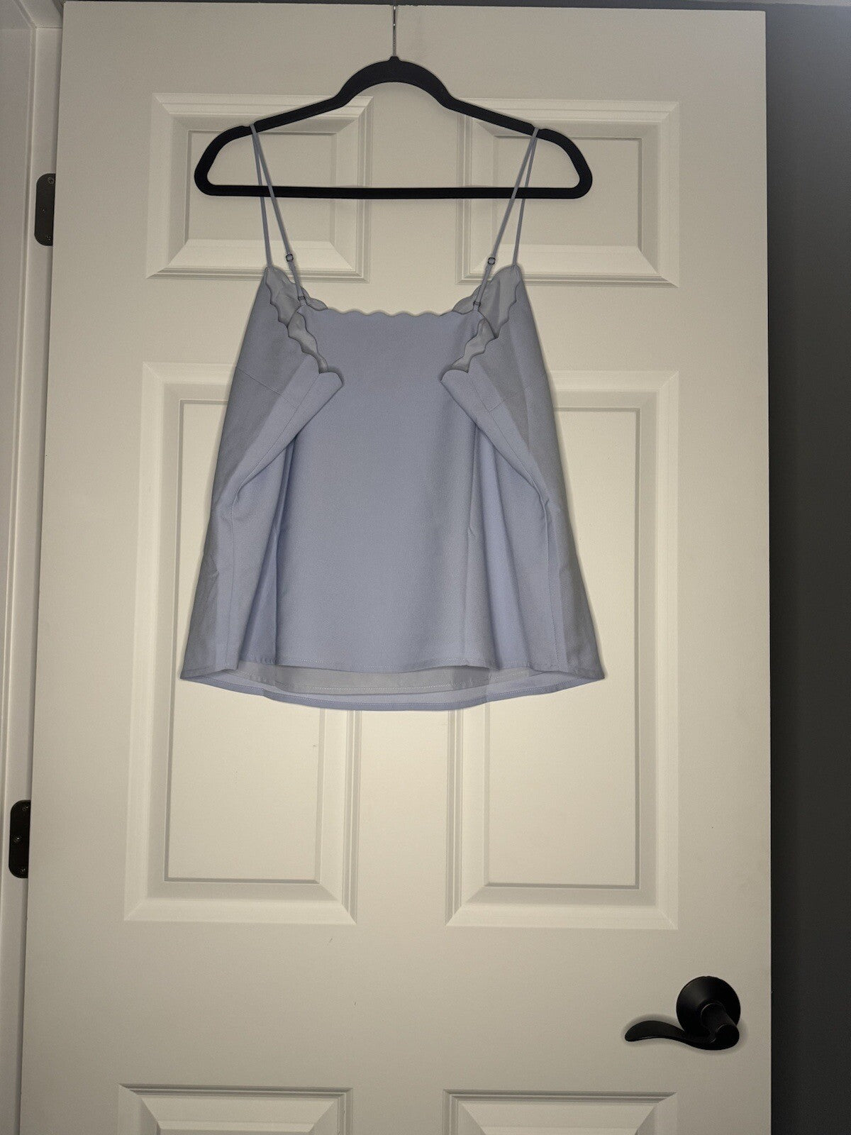 J Crew Sleeveless Blouse Light Blue Size 14 Nwt