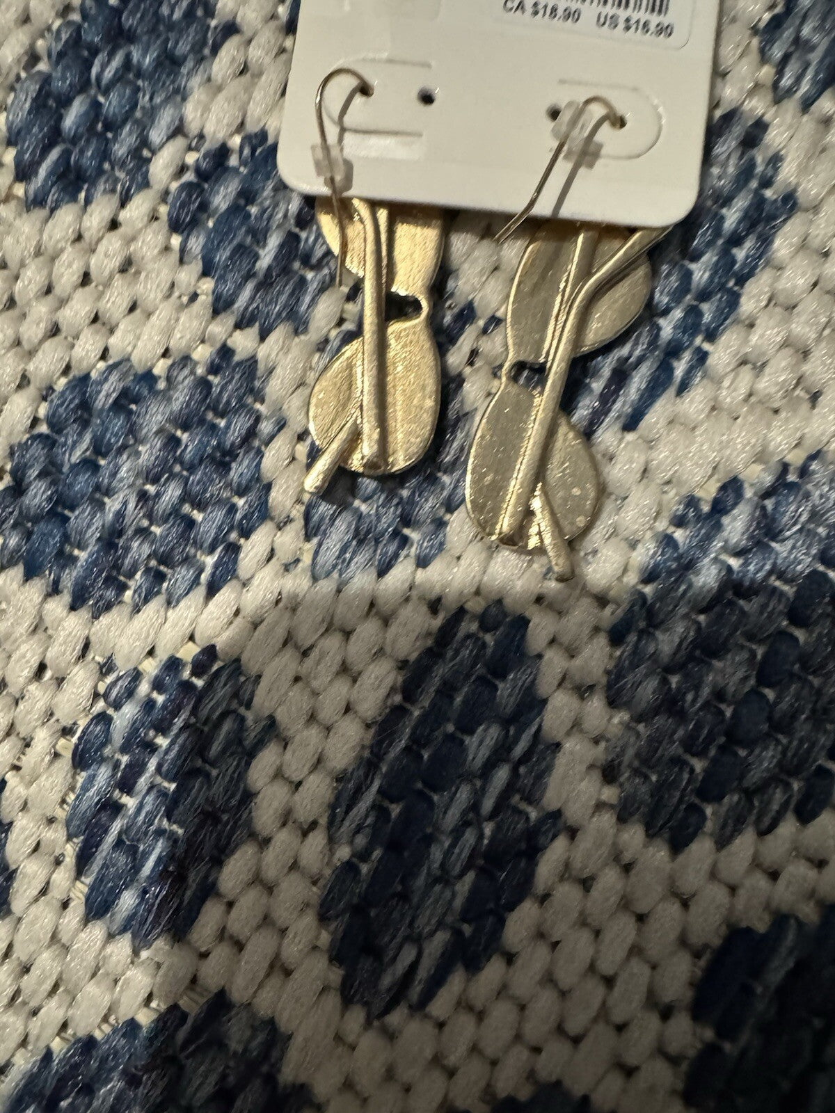 Maurice’s USA Red White Blue Earrings Brand New