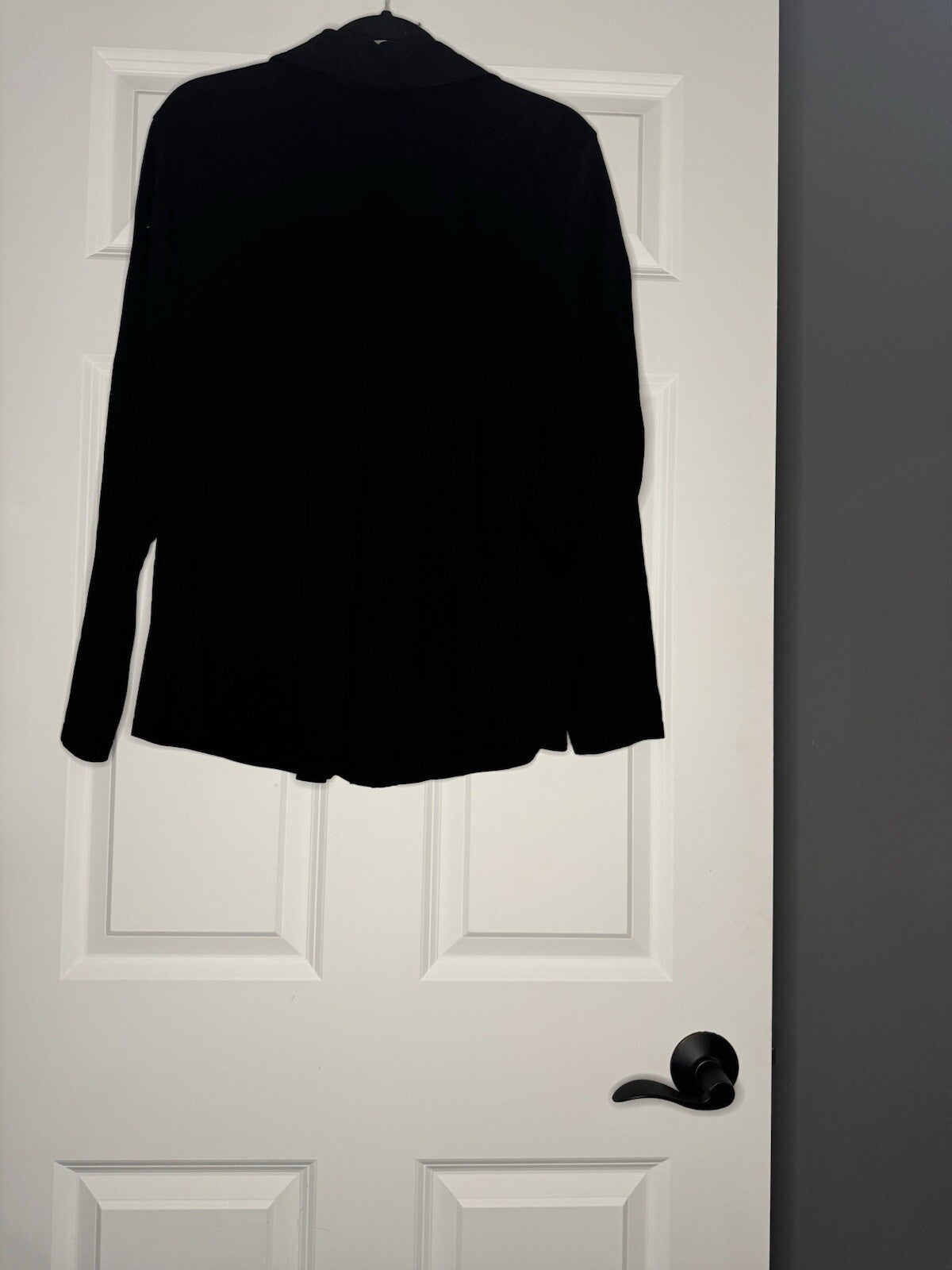 Chaps Button Up Blouse 2x Black