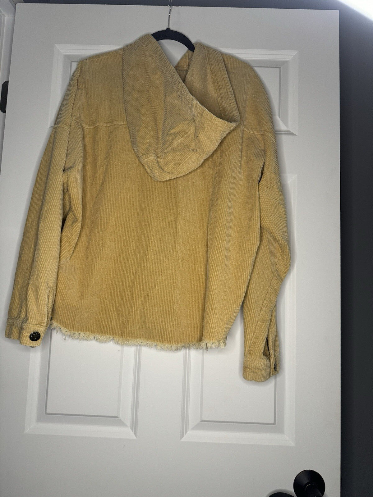 Gee Gee Corduroy Mustard Jacket With Fringe 1xl