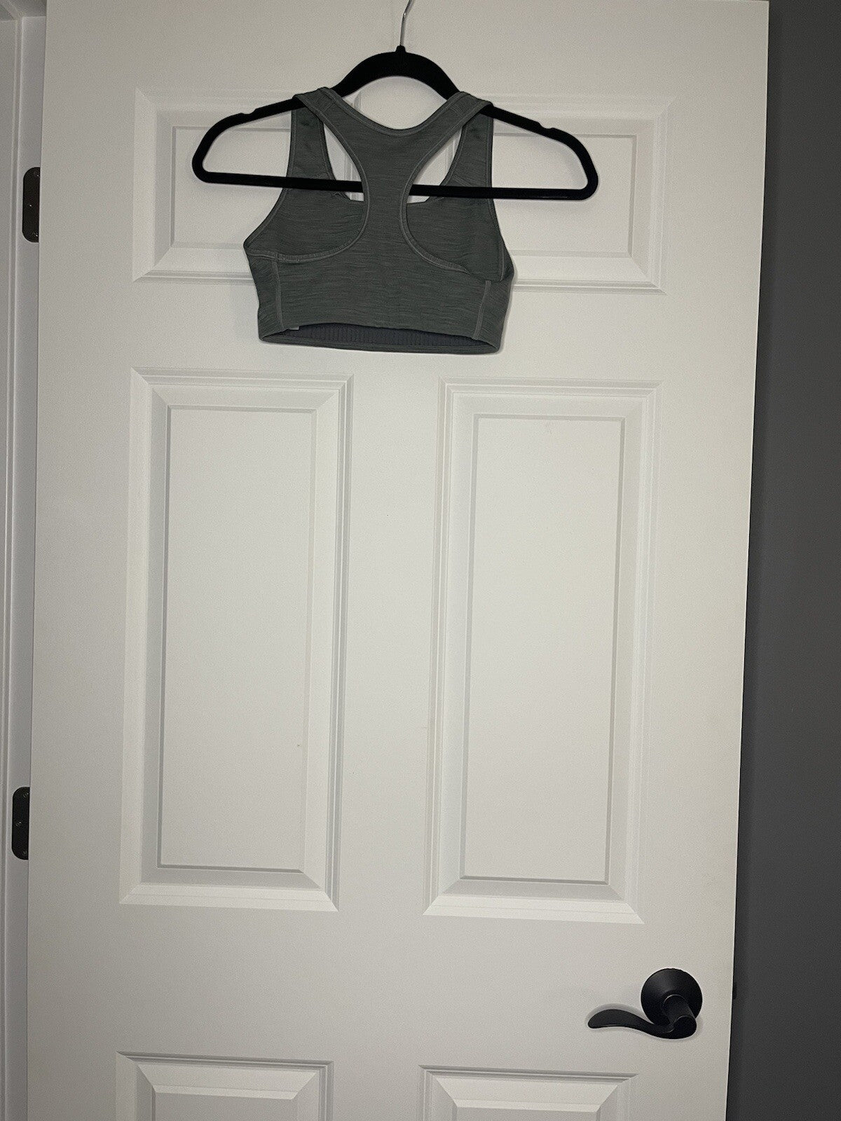 Nike small sports bra gray