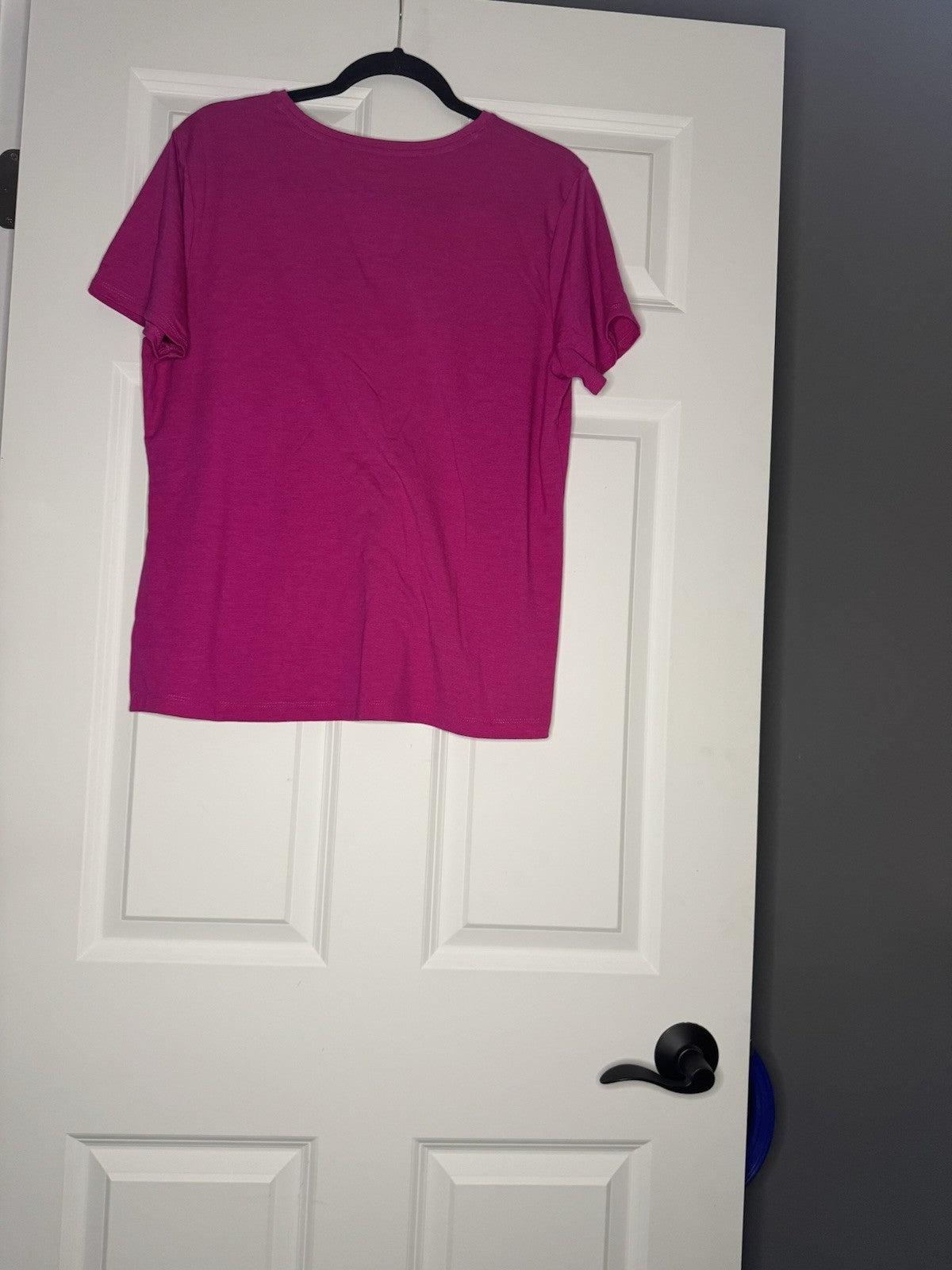 Nine West Soft Spun Short Sleeve Blouse Xl Pink