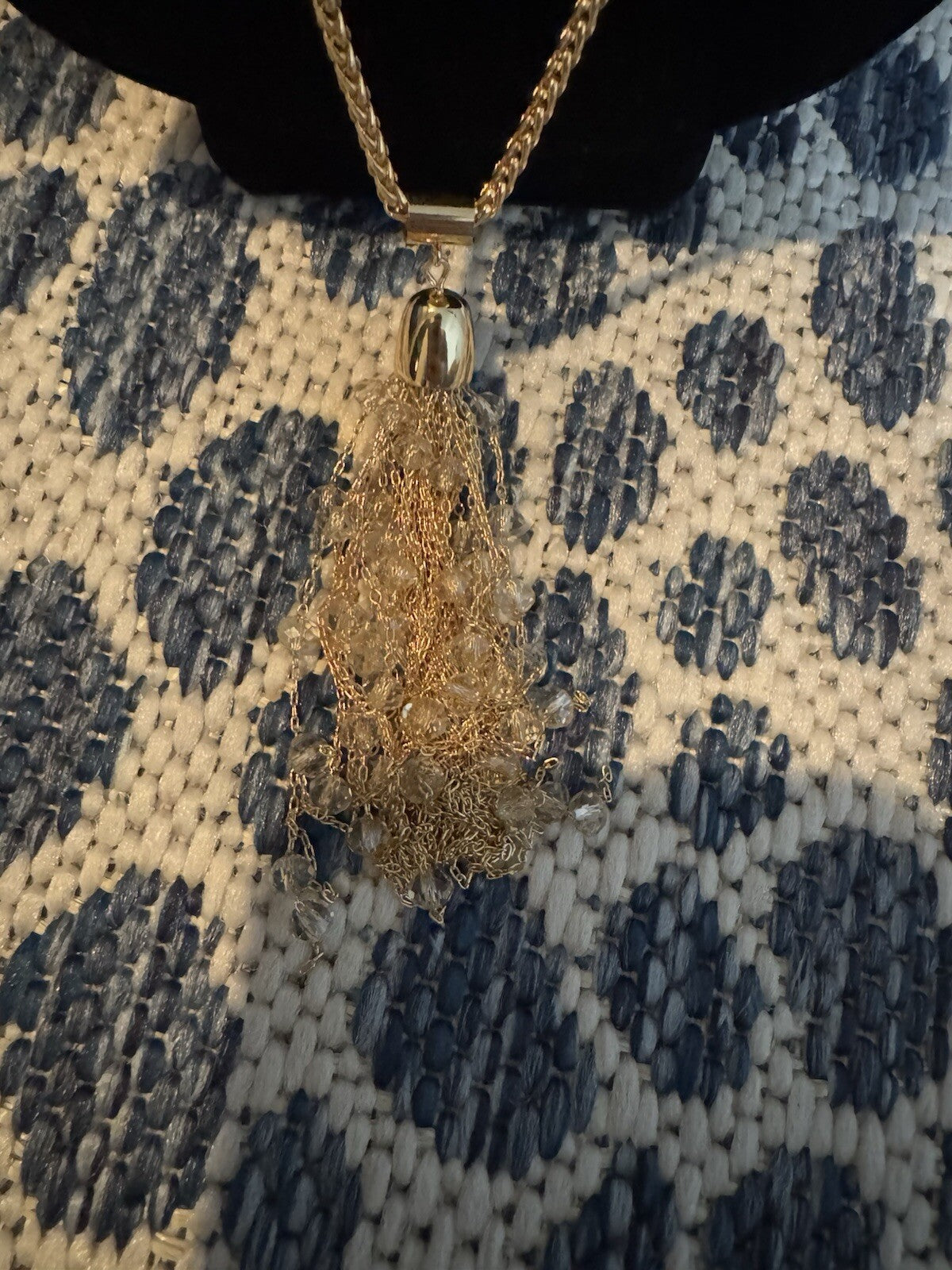 Ann Taylor Long Gold Necklace