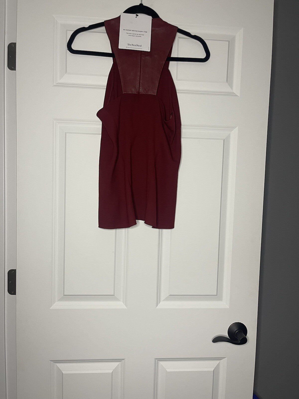 Sachin babi sleeveless blouse red size 4