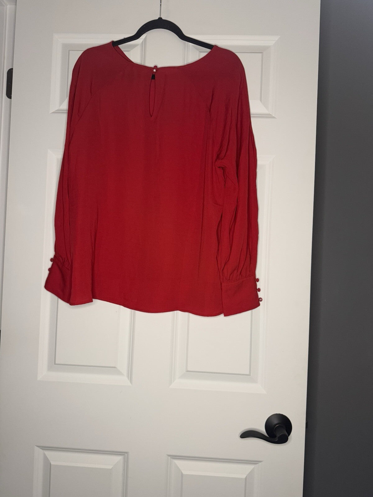 Maurice’s Long Sleeve Blouse Red Xl Nwt