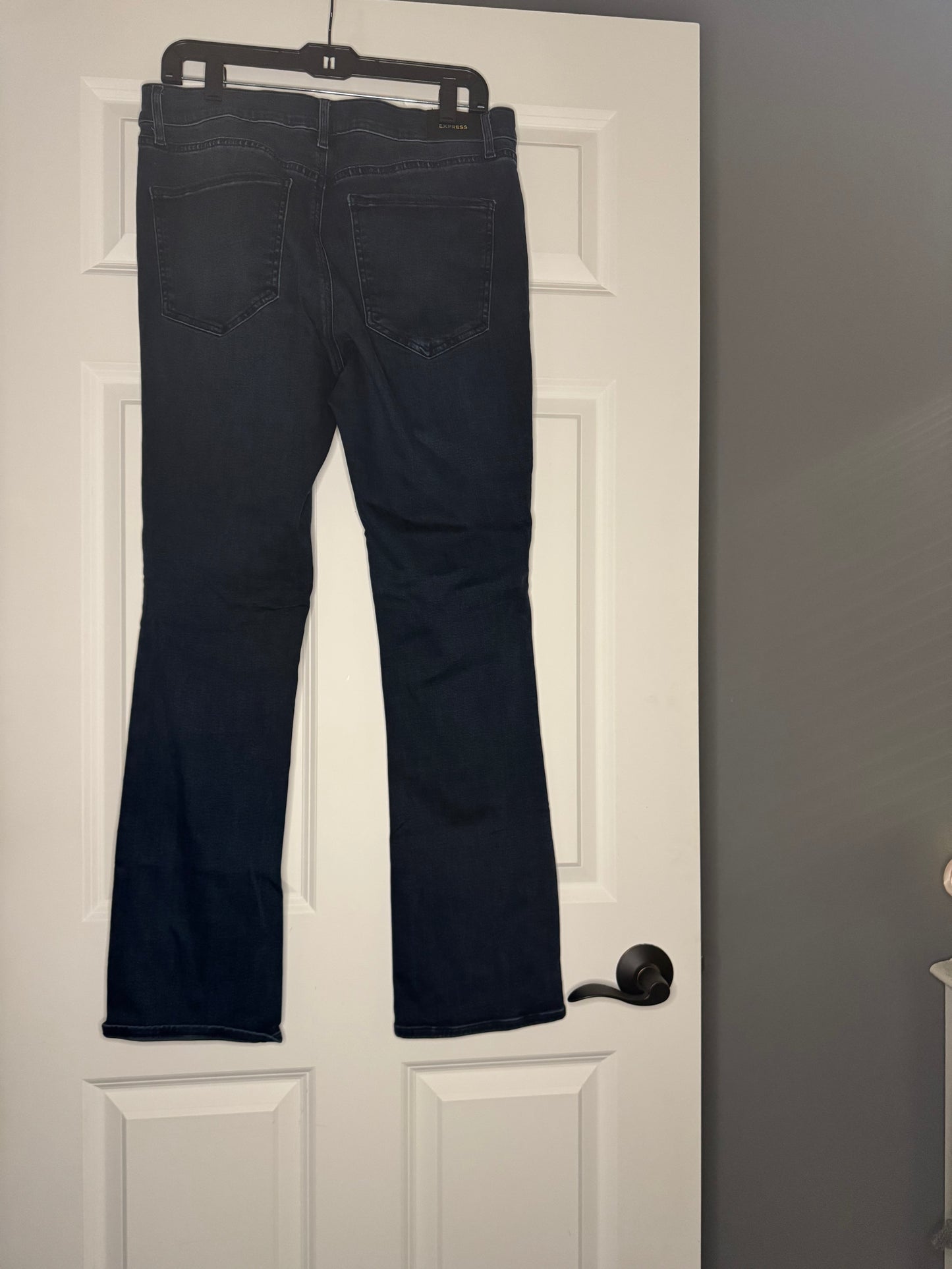 Express skyscraper high rise jeans 12 regular blue