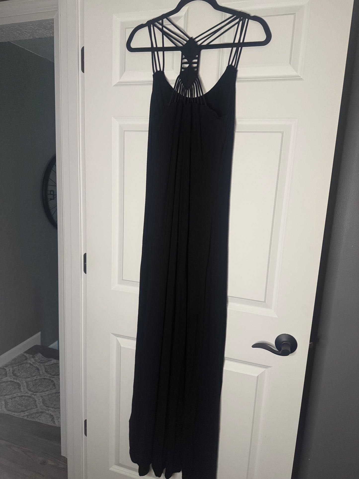 Coercion London sleeveless maxi dress medium black
