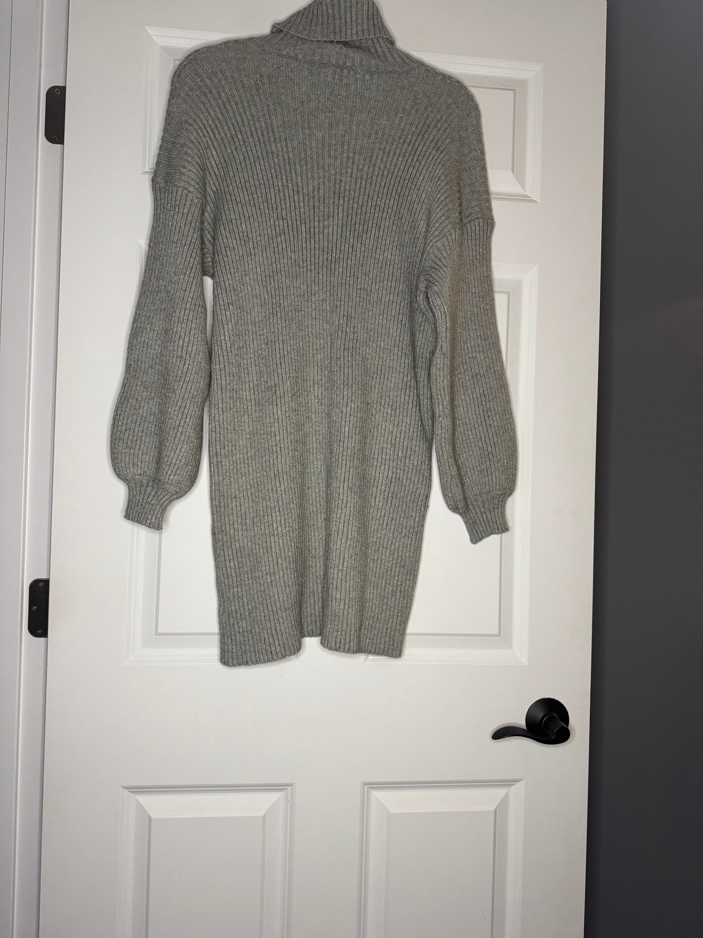 Gilli sweater dress medium ribbed gray