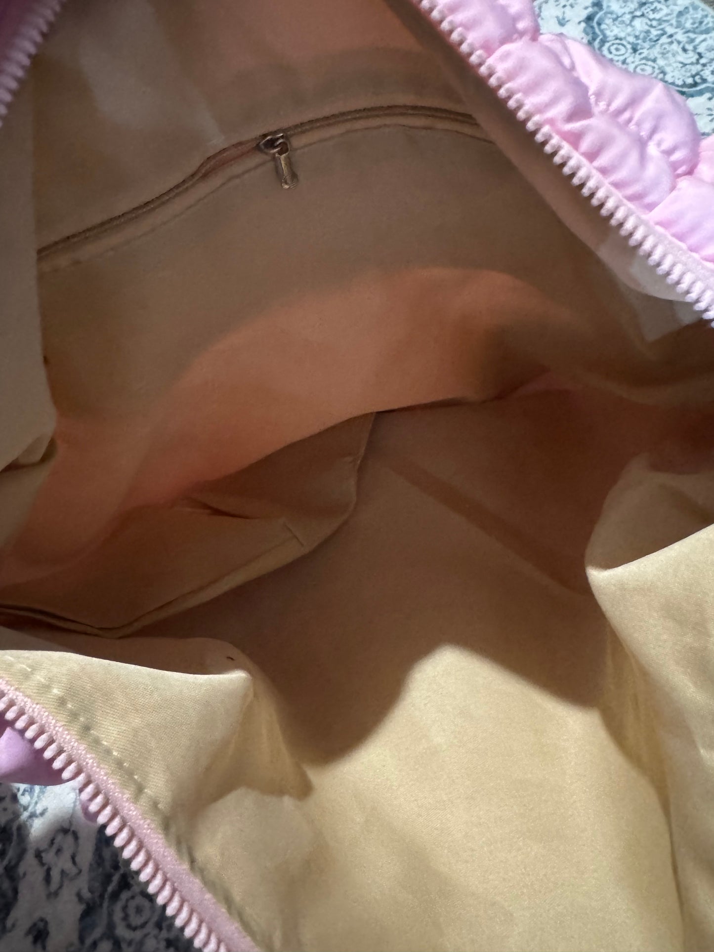 Unbranded pink quilted handbag