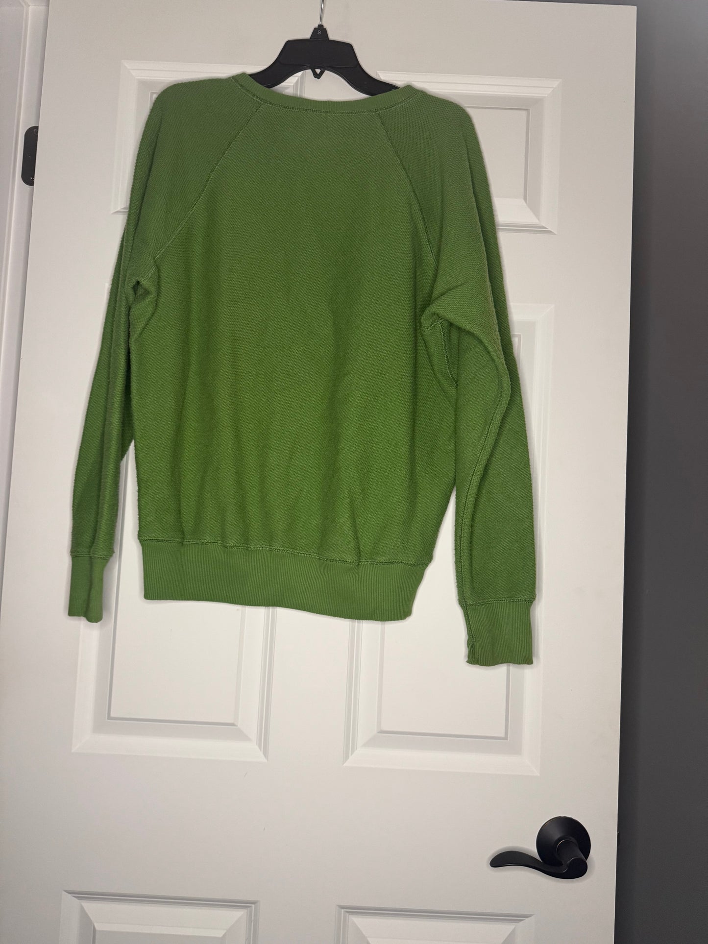 Aerie crew sweatshirt small green