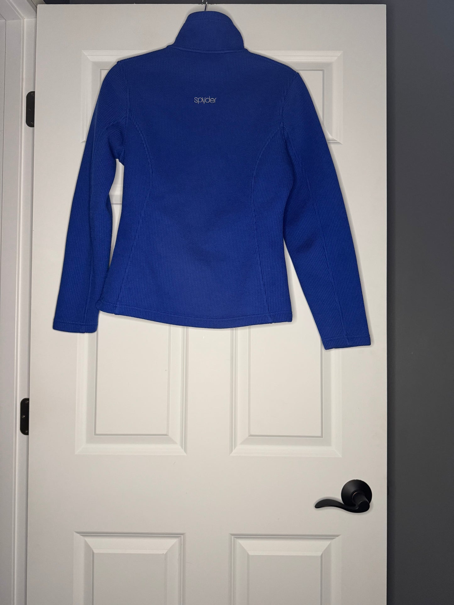 Spyder core full zip sweatshirt medium blue