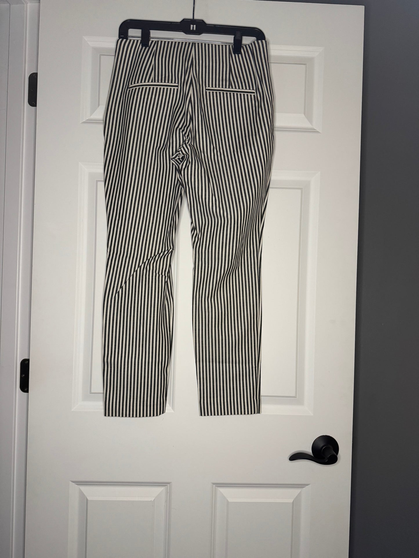 A new day pull on pants 6 blue cream stripe