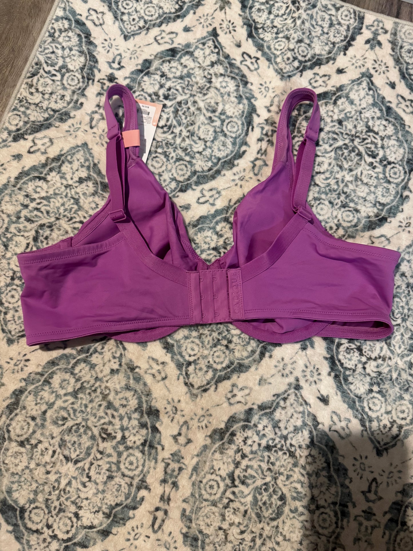 Cacique unlined smart lift full coverage bra 38c nwt 52.95