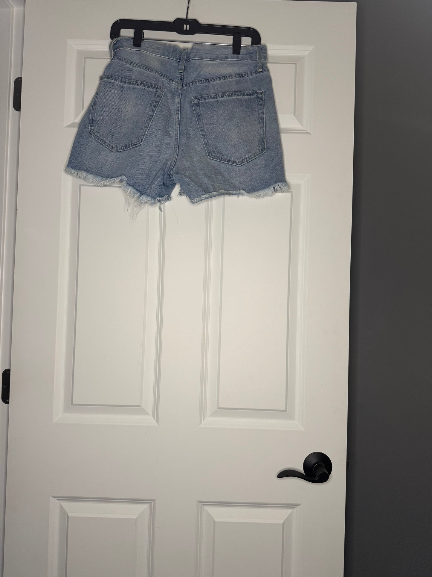Just black denim jean shorts medium