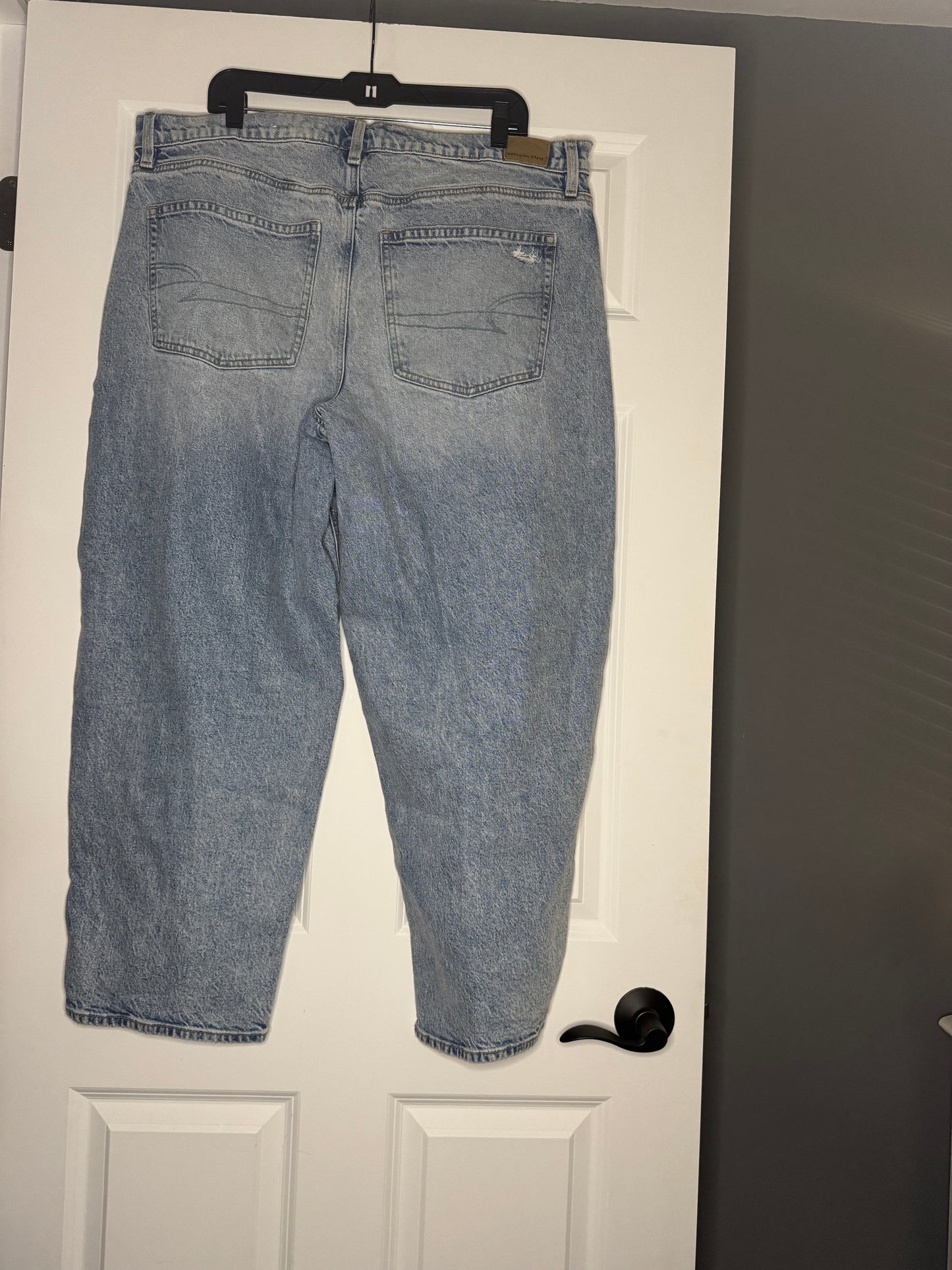 American Eagle stretch barrel jeans 18 regular nwt 59.95
