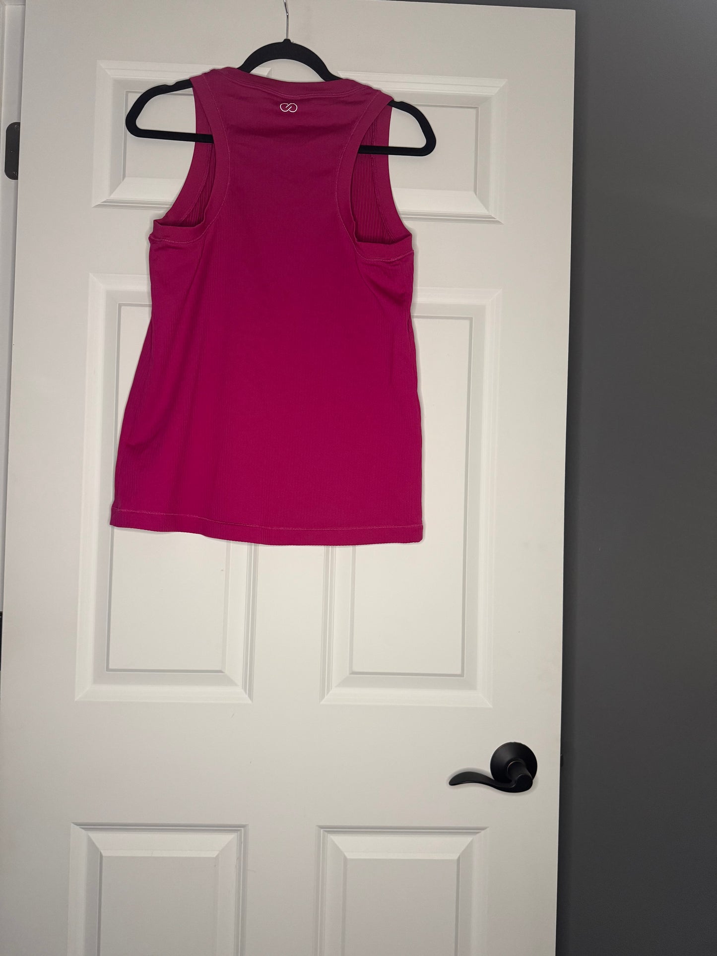 Calia ribbed tank top xl pink