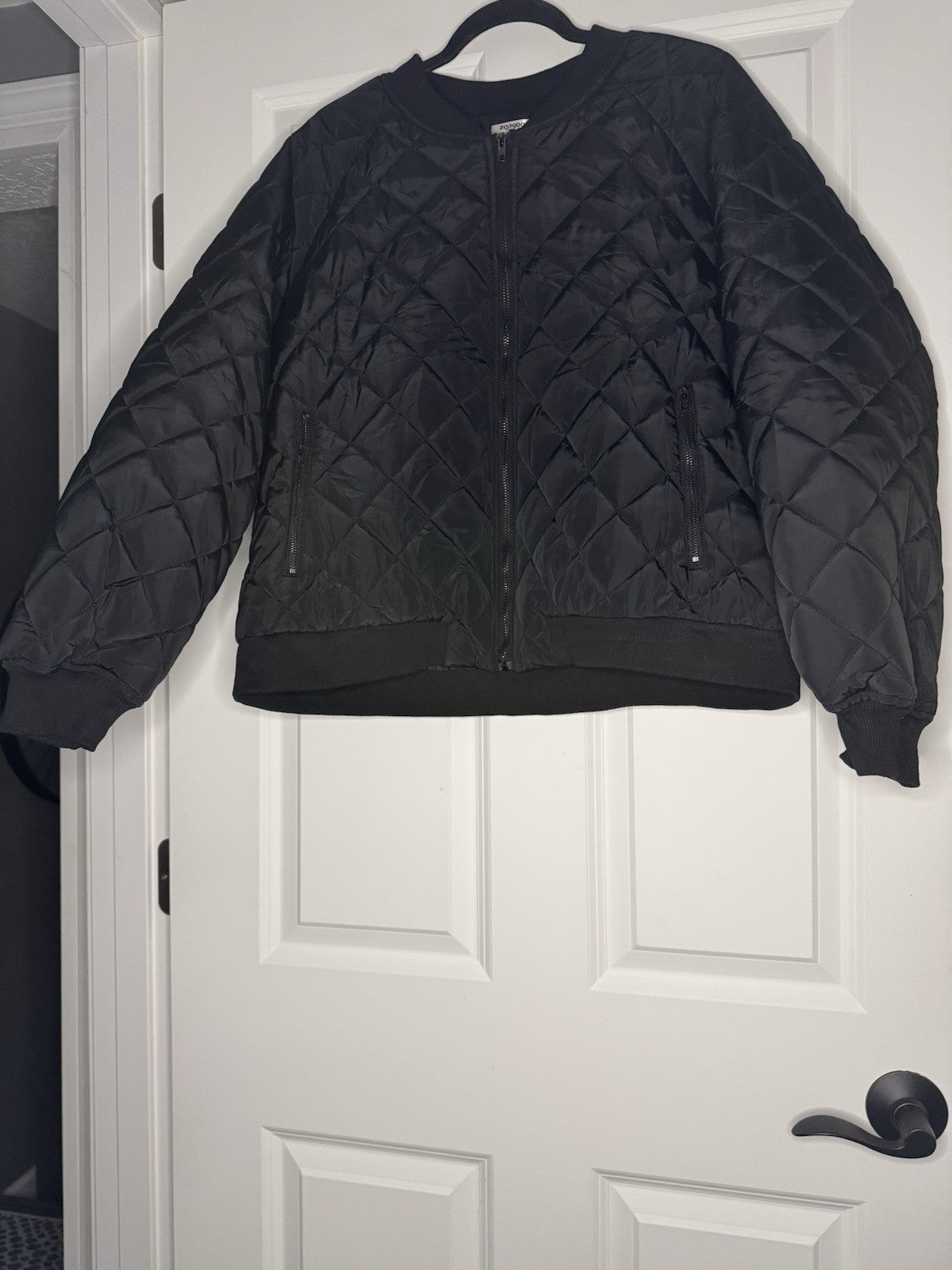 Zeagoo Quilted Jacket Xxl Black Nwt