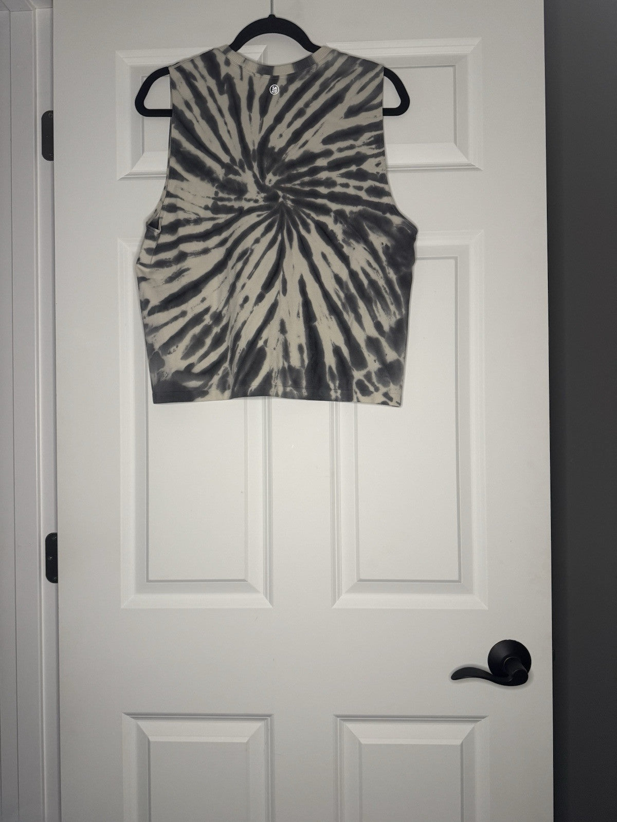 Sage Collective Tank Top Medium Gray Cream Tie She