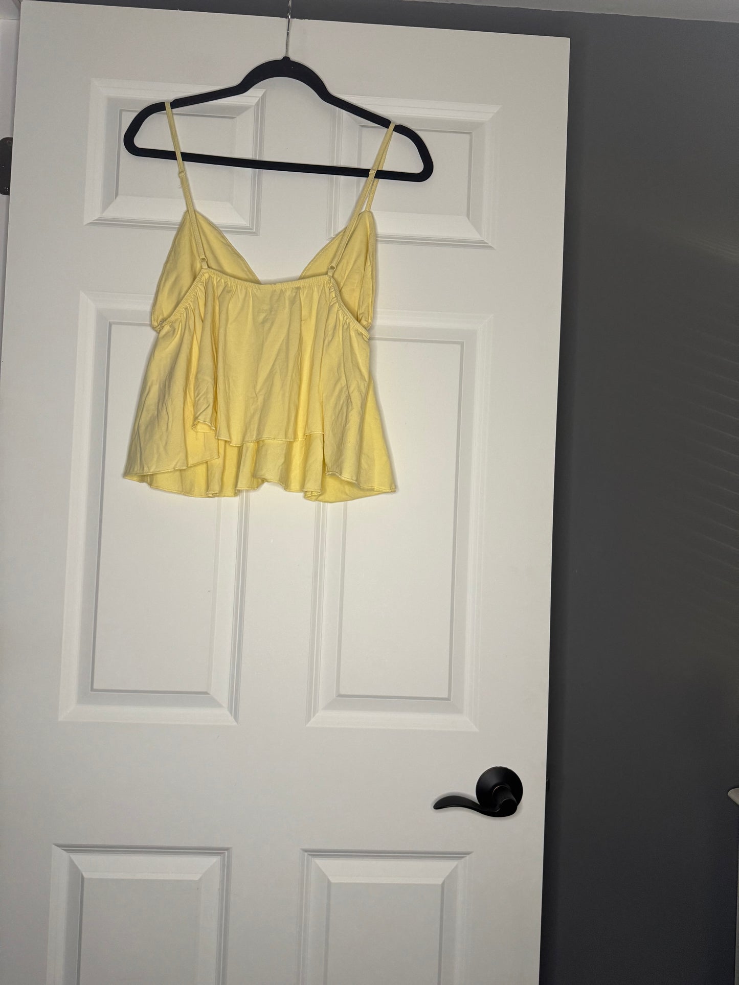 Wild fable sleeveless tank top light yellow xl nwt