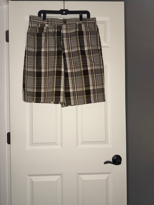 Billabong men’s shorts 36 brown taupe rust stripe