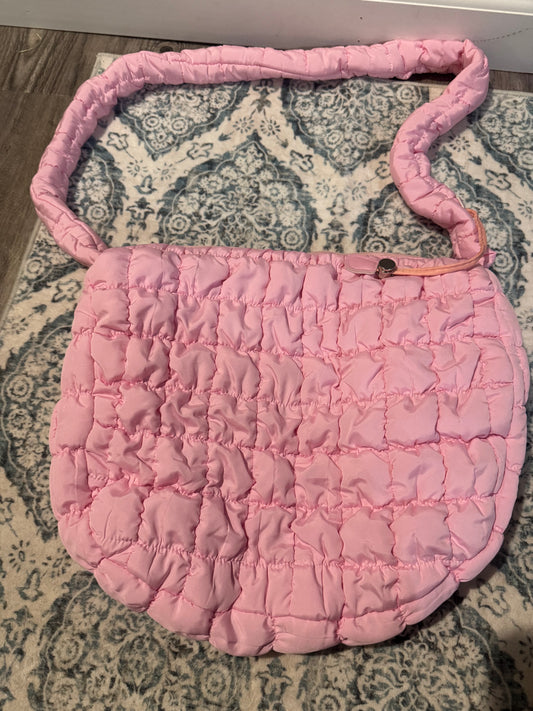 Unbranded pink quilted handbag
