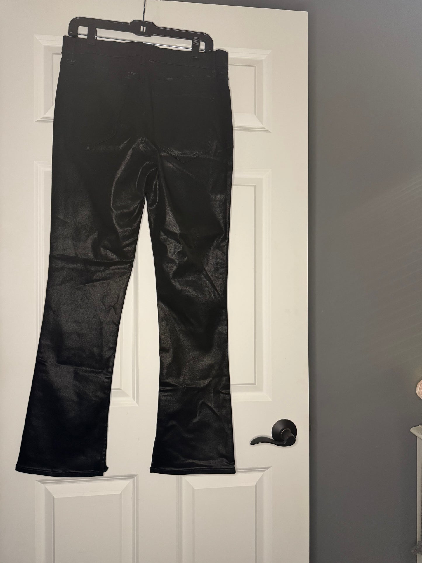 Express skyscraper high rise pants 12 r metallic black excellent condition