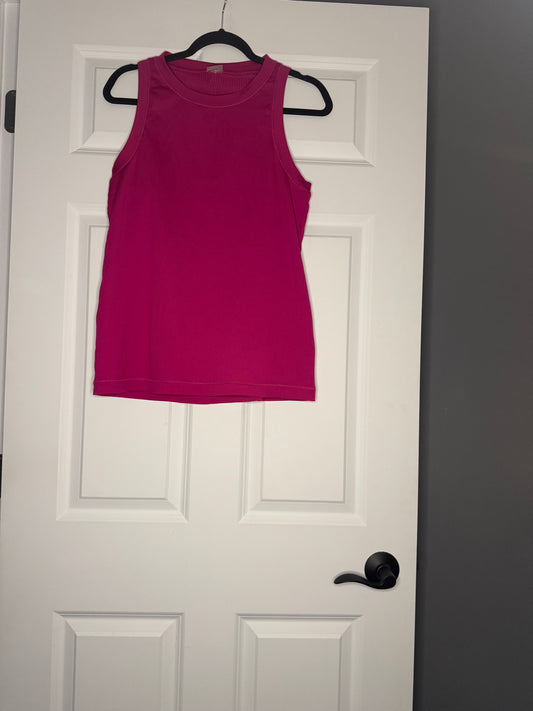 Calia ribbed tank top xl pink