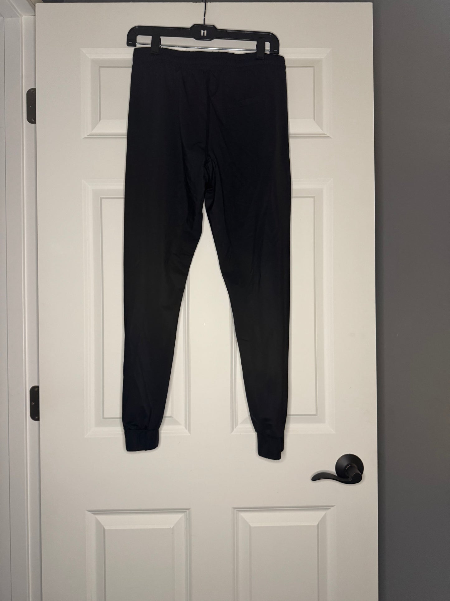 Zyia everywhere joggers w gold zippers black small