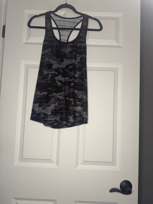 Zyia active black camo havanna tank xl black gray nwt