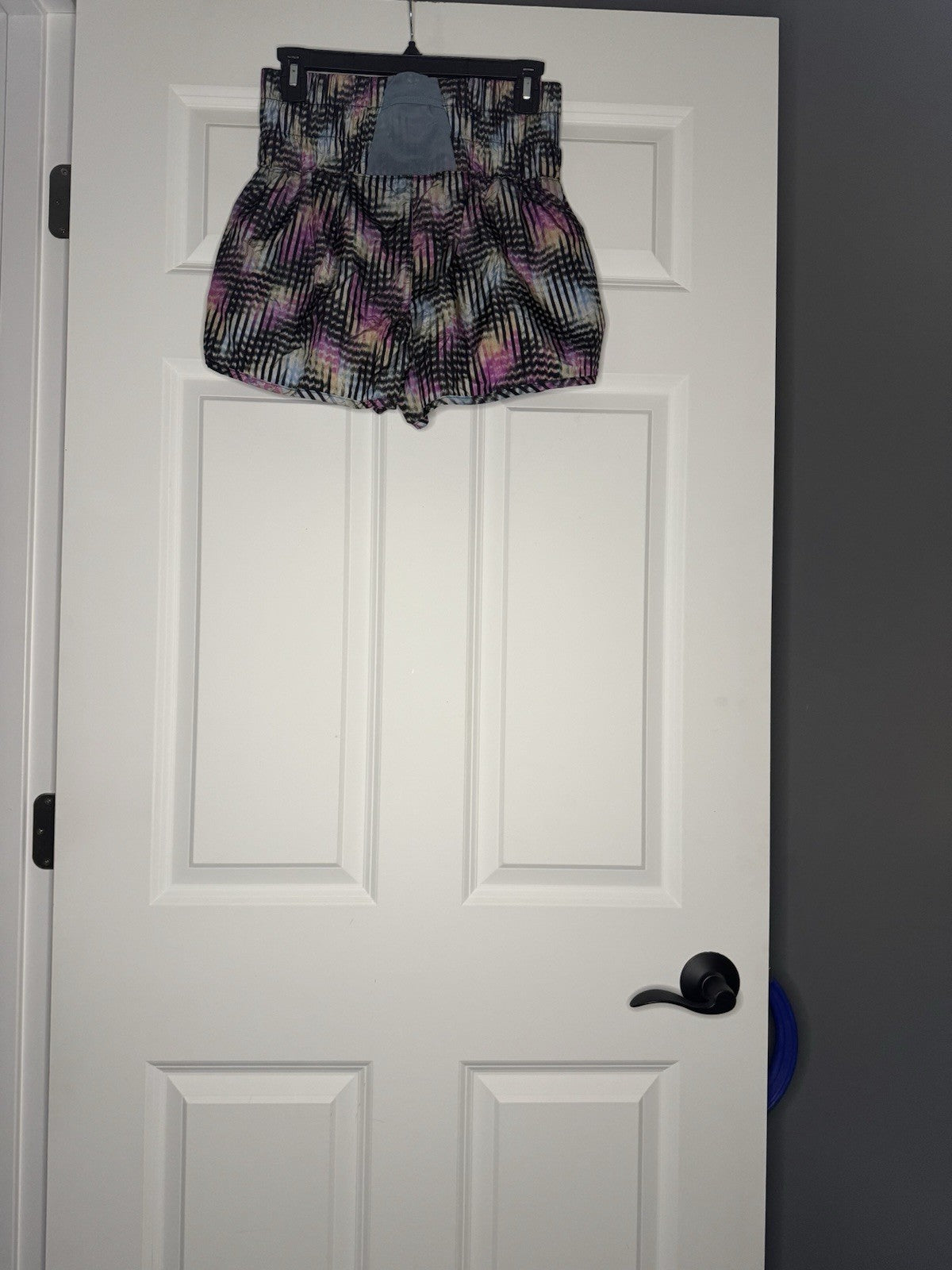 Free People Movement Lined Shorts Charcoal Blue Green Purple Orange Medium