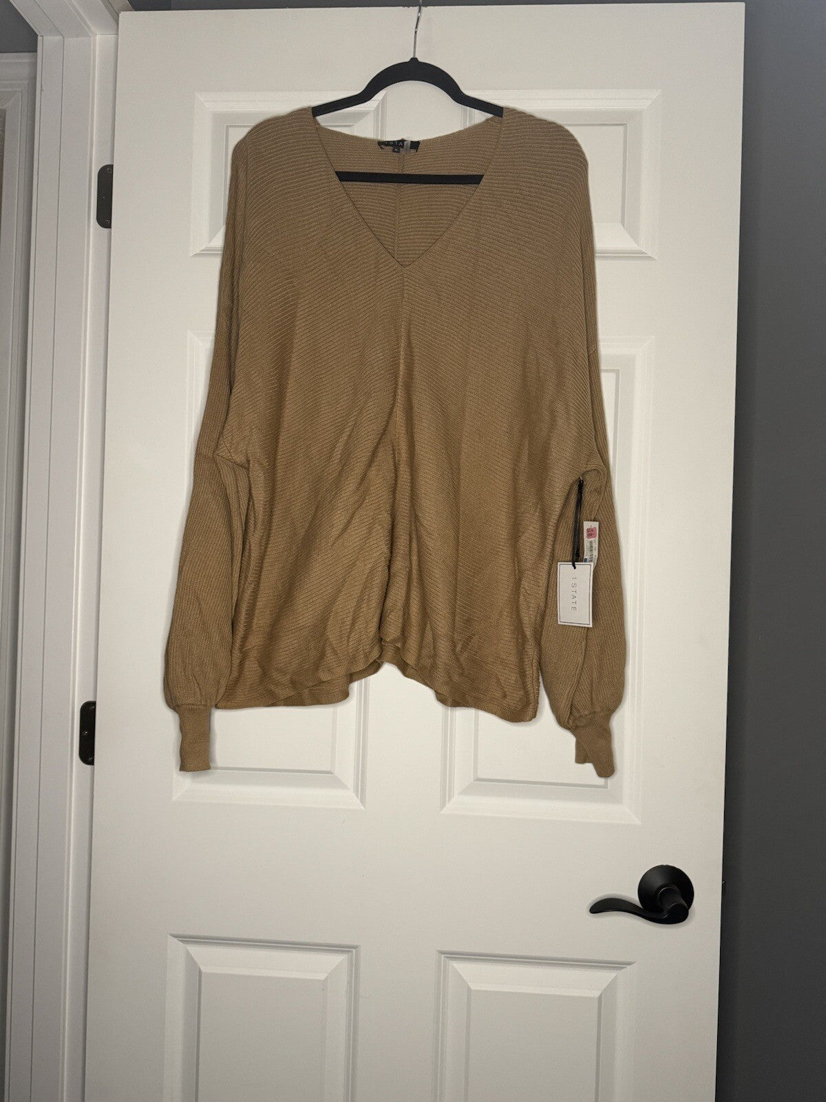 1. State Sweater Brown Ribbed Xl Nwt 