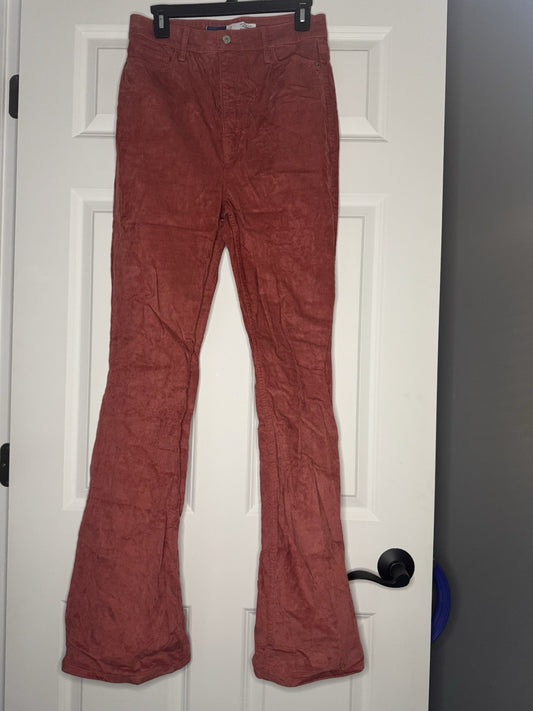 Old Navy Higher High Rise Flare Corduroy He’s A 8 Tall Salmon Secret Smooth Pock