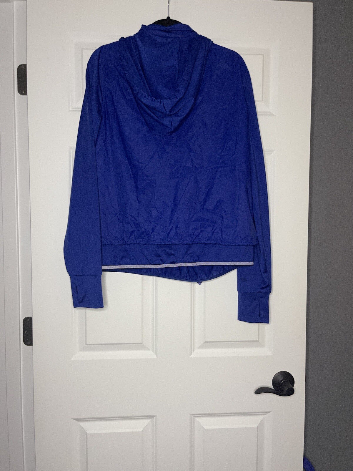 Avia half zip jacket large 12-14 Blue with hood