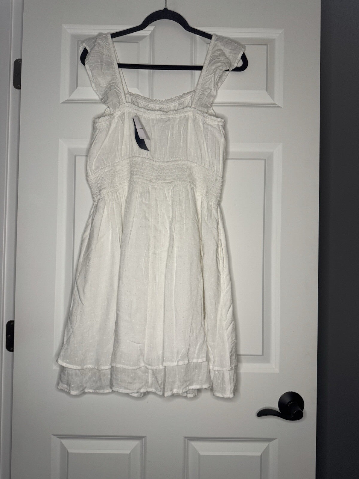 Hollister Sleeveless Dress Xxl Tall White W Stitching Nwt 59.95