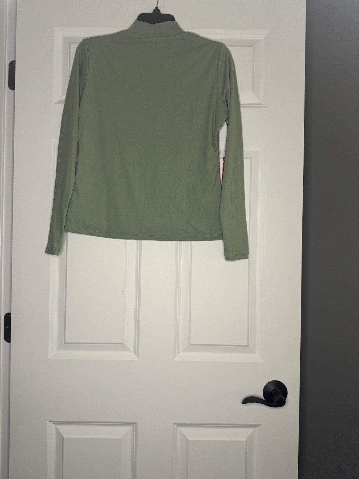 Pumiey Long Sleeve Turtleneck Top Green Xl Nwt 