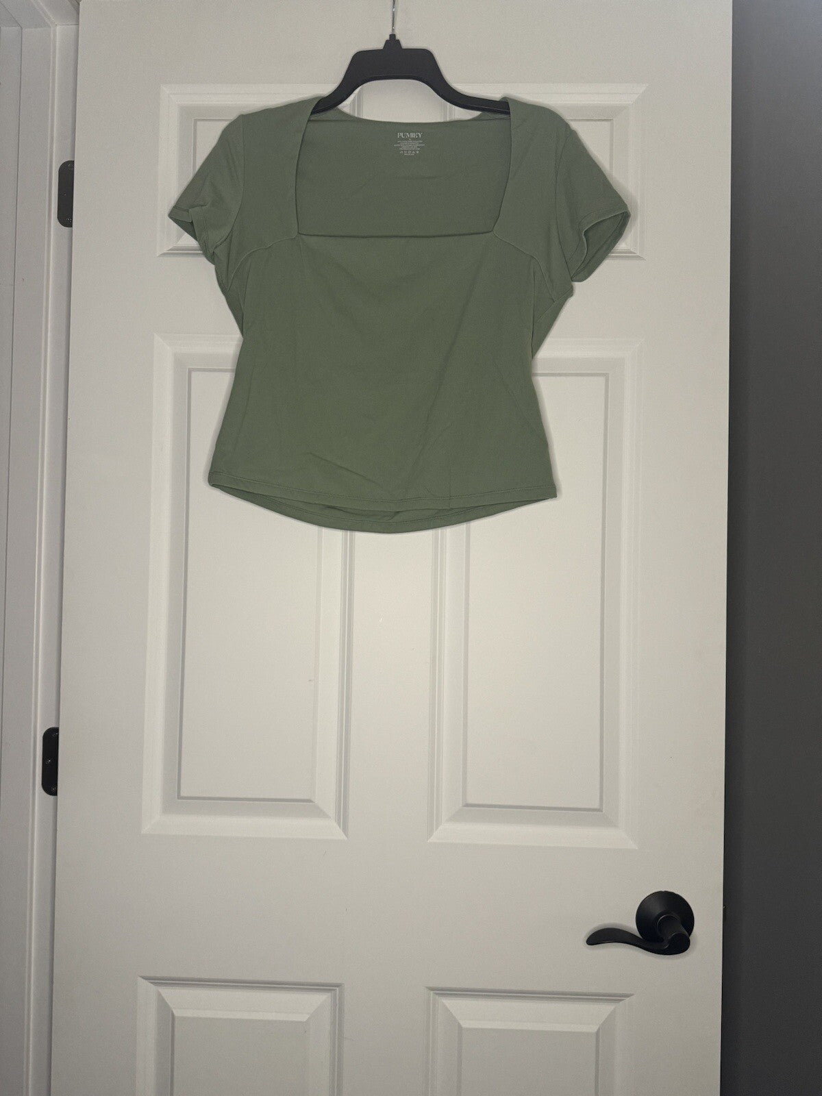 Pumiey Short Sleeve Top Green Xl 