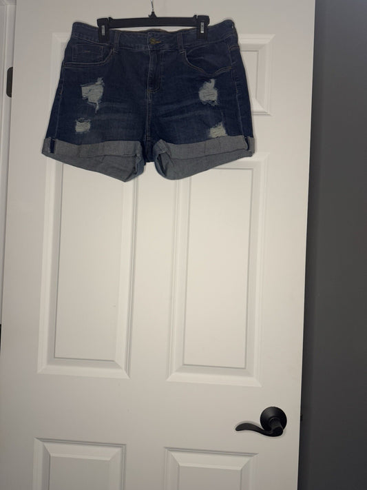 Dollhouse Shorts Size 15 Distressed Blue