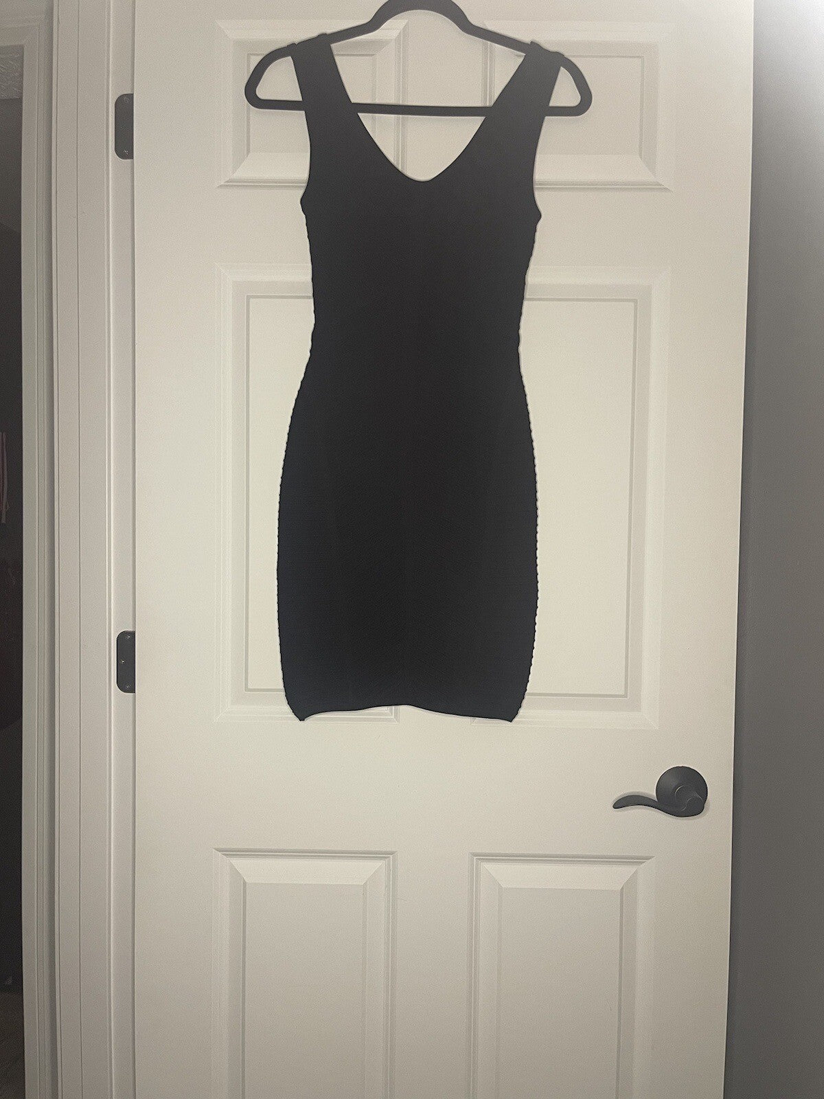 Bebe Sleeveless Black Dress Small 